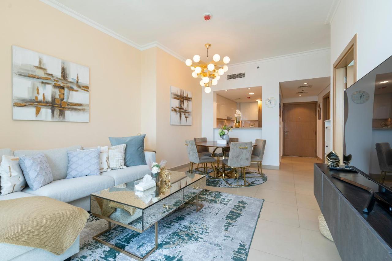 Prestige Living 1Br With Full Burj Khalifa View By Auberge Dubái Exterior foto