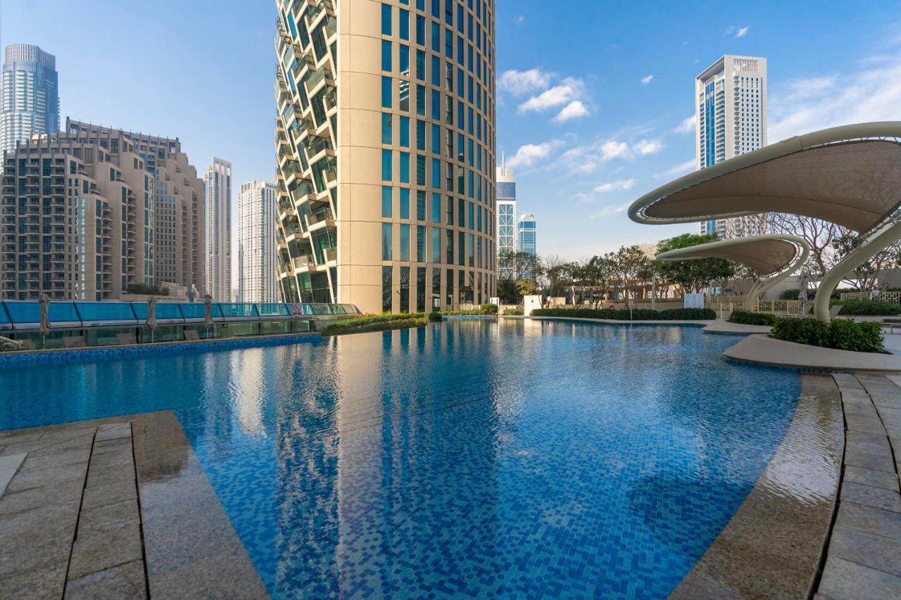 Prestige Living 1Br With Full Burj Khalifa View By Auberge Dubái Exterior foto