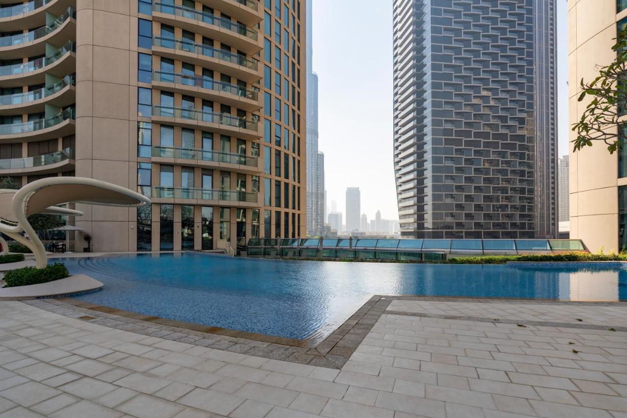Prestige Living 1Br With Full Burj Khalifa View By Auberge Dubái Exterior foto