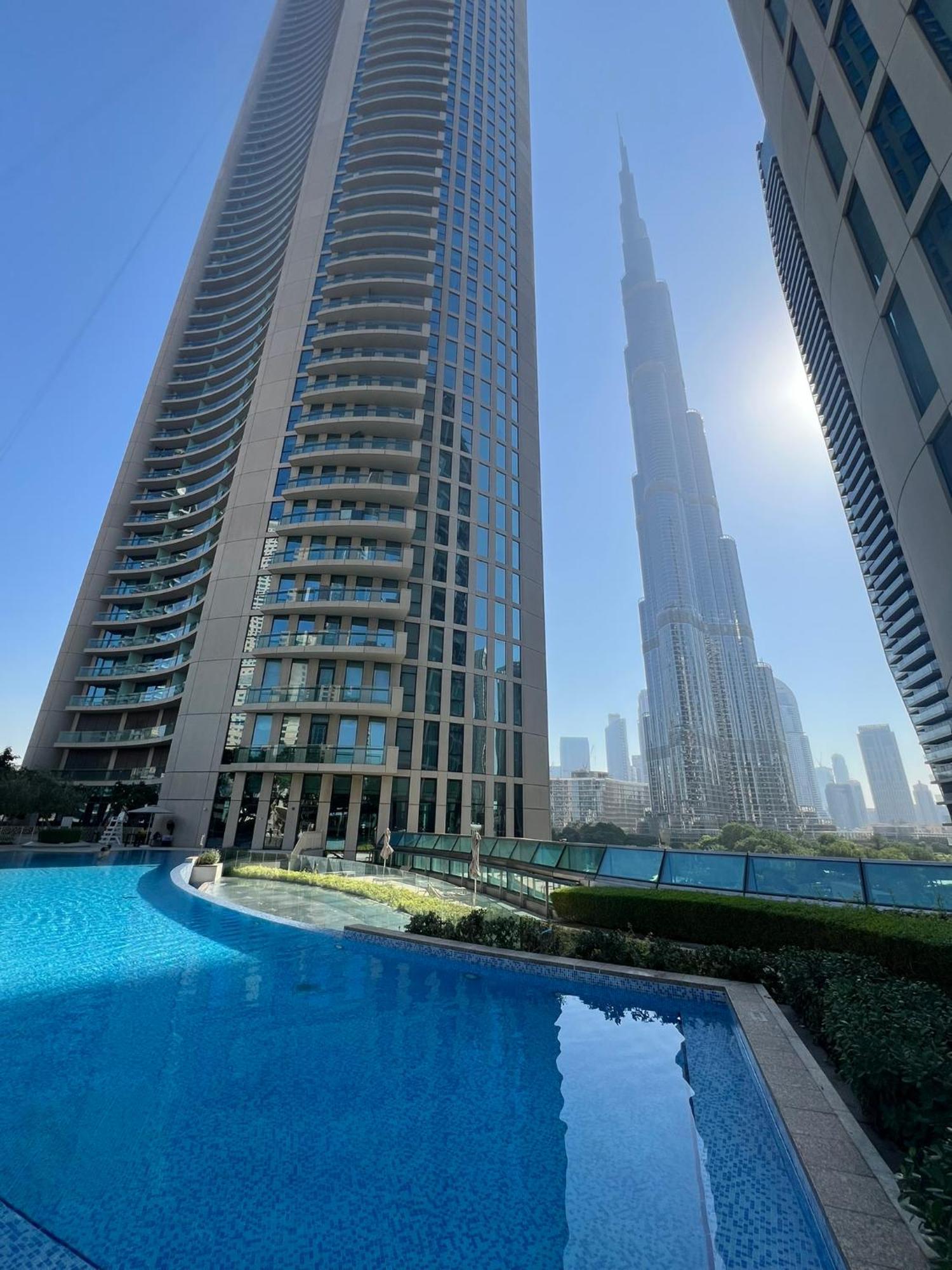 Prestige Living 1Br With Full Burj Khalifa View By Auberge Dubái Exterior foto